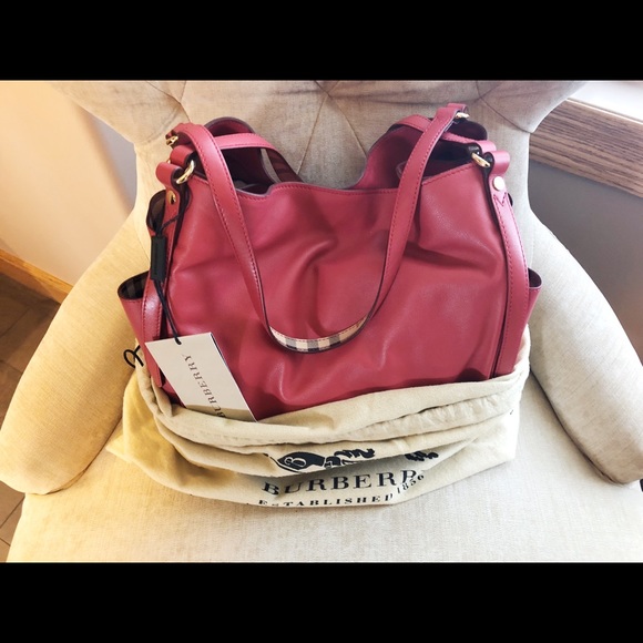 New Burberry Pink Azalea Small Canterbury Leather - Picture 2 of 8
